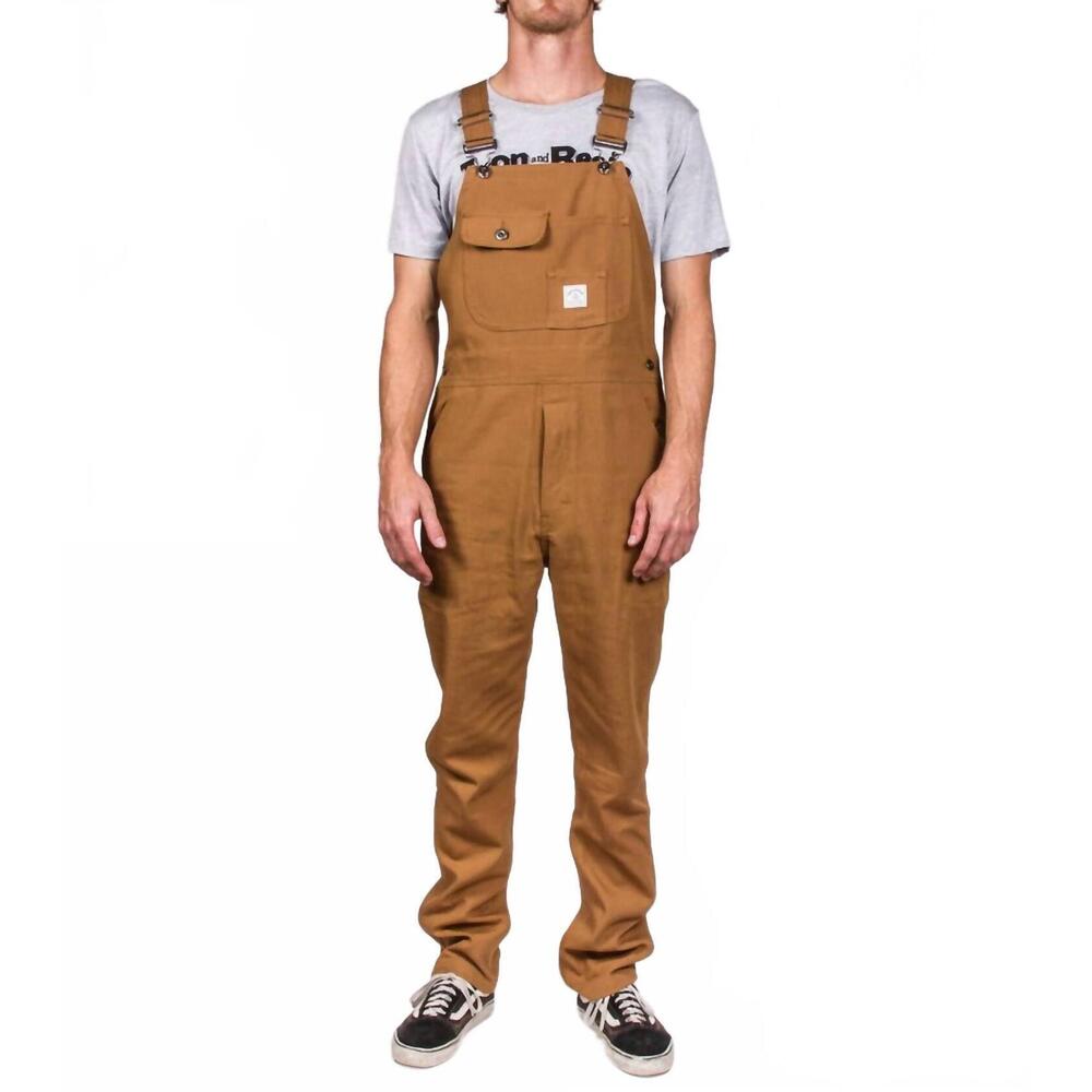 NEW IRON & RESIN tatham overall in cognac